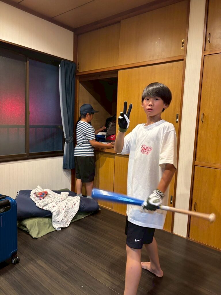 合宿の部屋③ 千葉県市原市 少年野球チーム 三和クラブ活動記録
