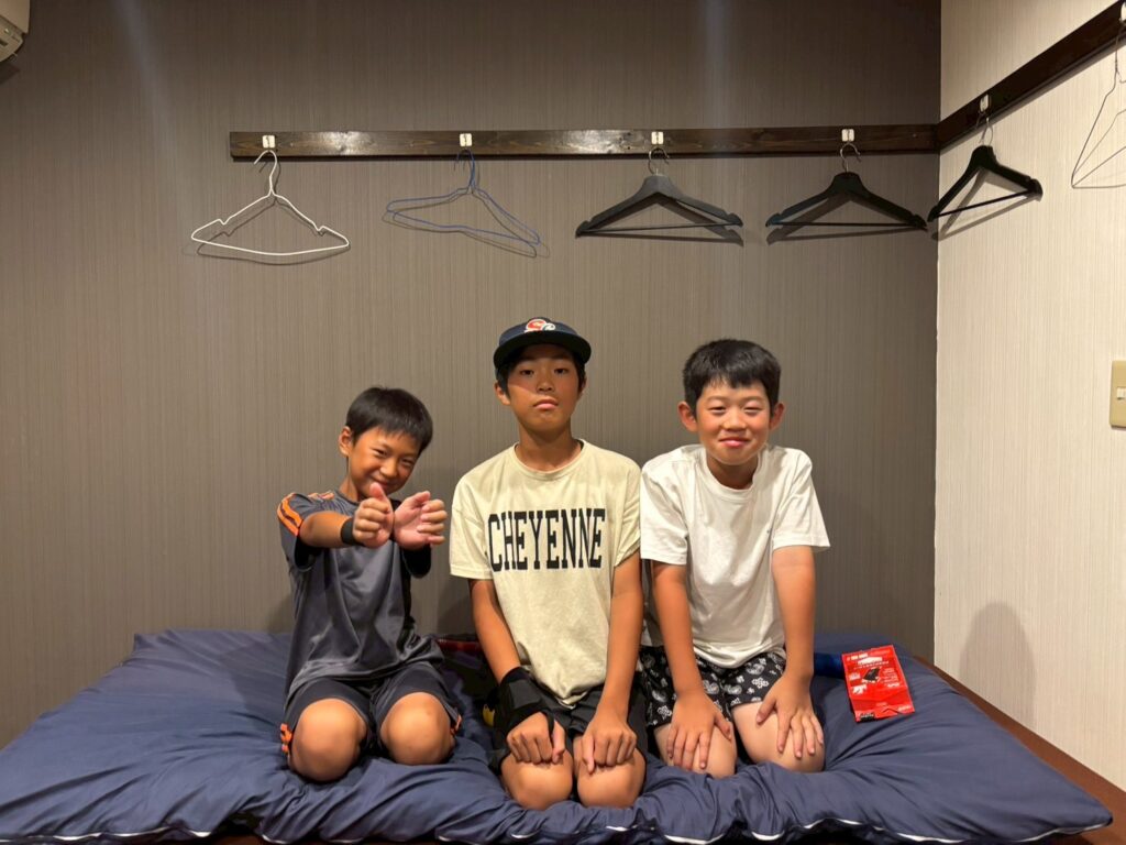 合宿の部屋⑤ 千葉県市原市 少年野球チーム 三和クラブ活動記録