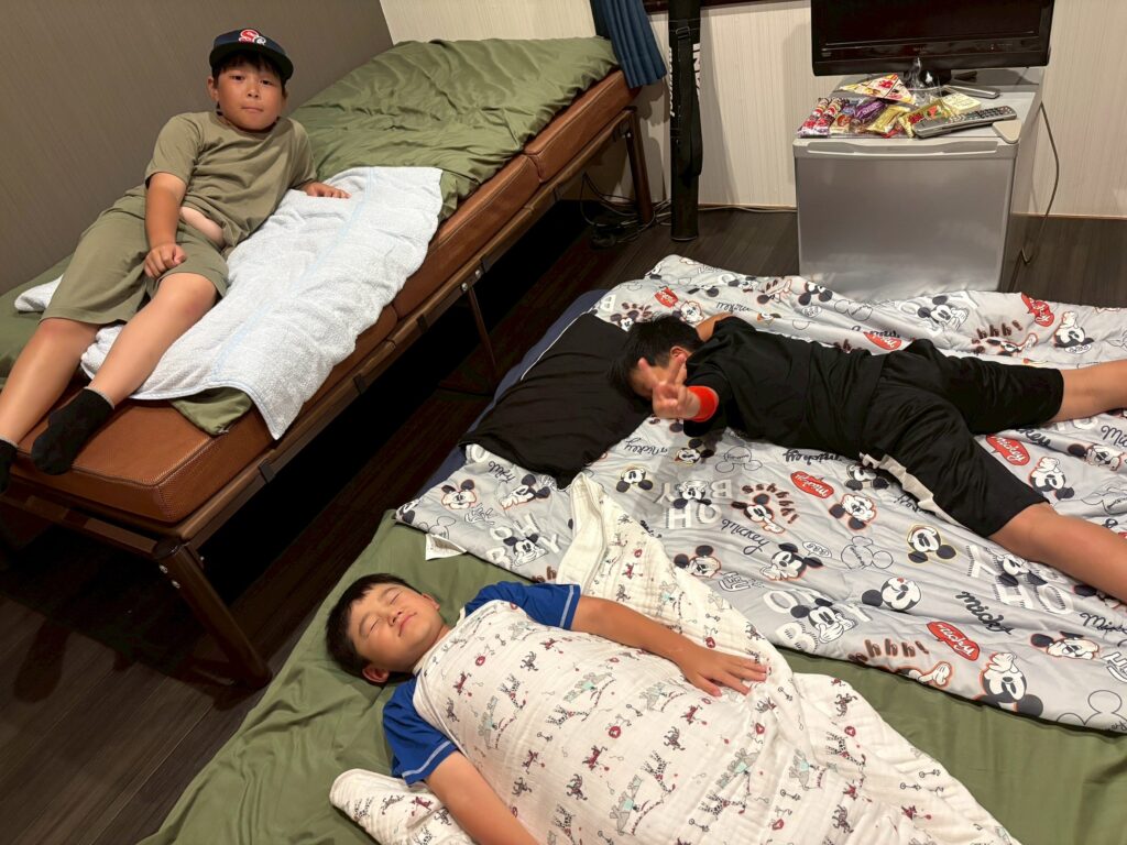 合宿の部屋② 千葉県市原市 少年野球チーム 三和クラブ活動記録